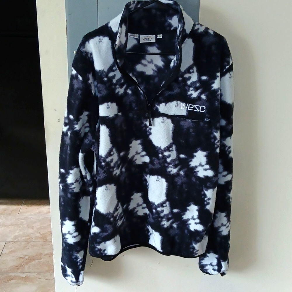 Conspiracy By Wezc Fleece Jacket Over Head Jacket Half Zip Up Jacket